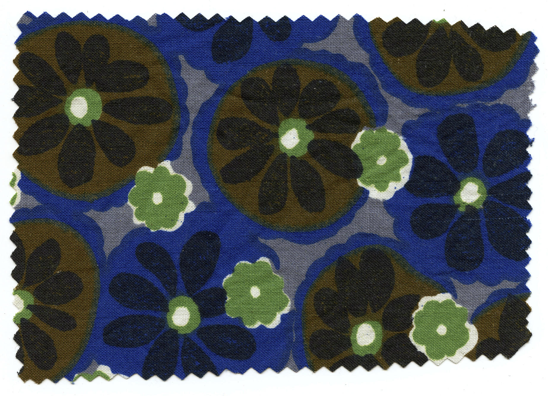 Stof voor daagse kroplappen en schouderdoeken, Zuid-Beveland (staal (monster))