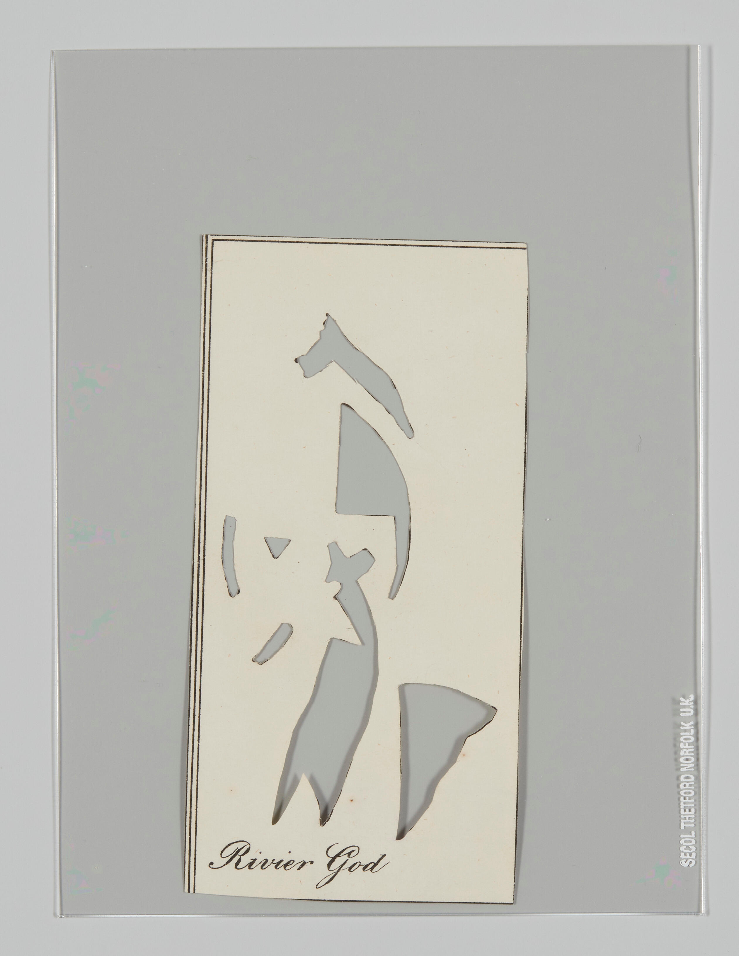 Coptografische voorstelling: 'Rivier God', 1850-1875