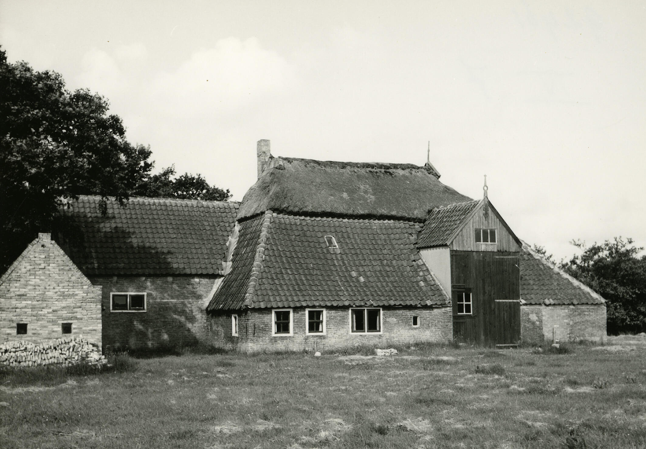 Boerderij, Hoorn (Terschelling), 1965 (zwart-wit negatief)