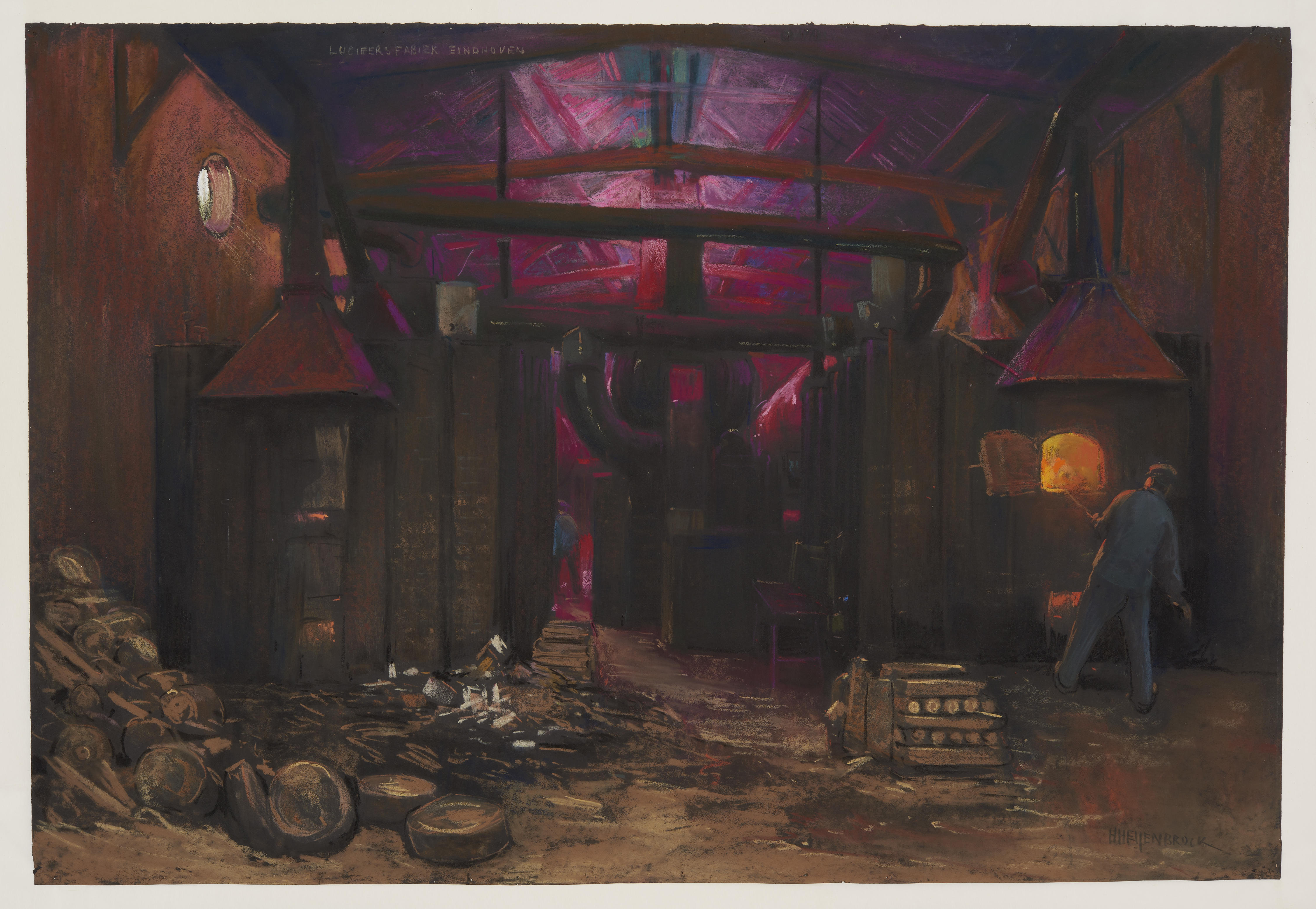 Luciferfabriek in Eindhoven, circa 1930