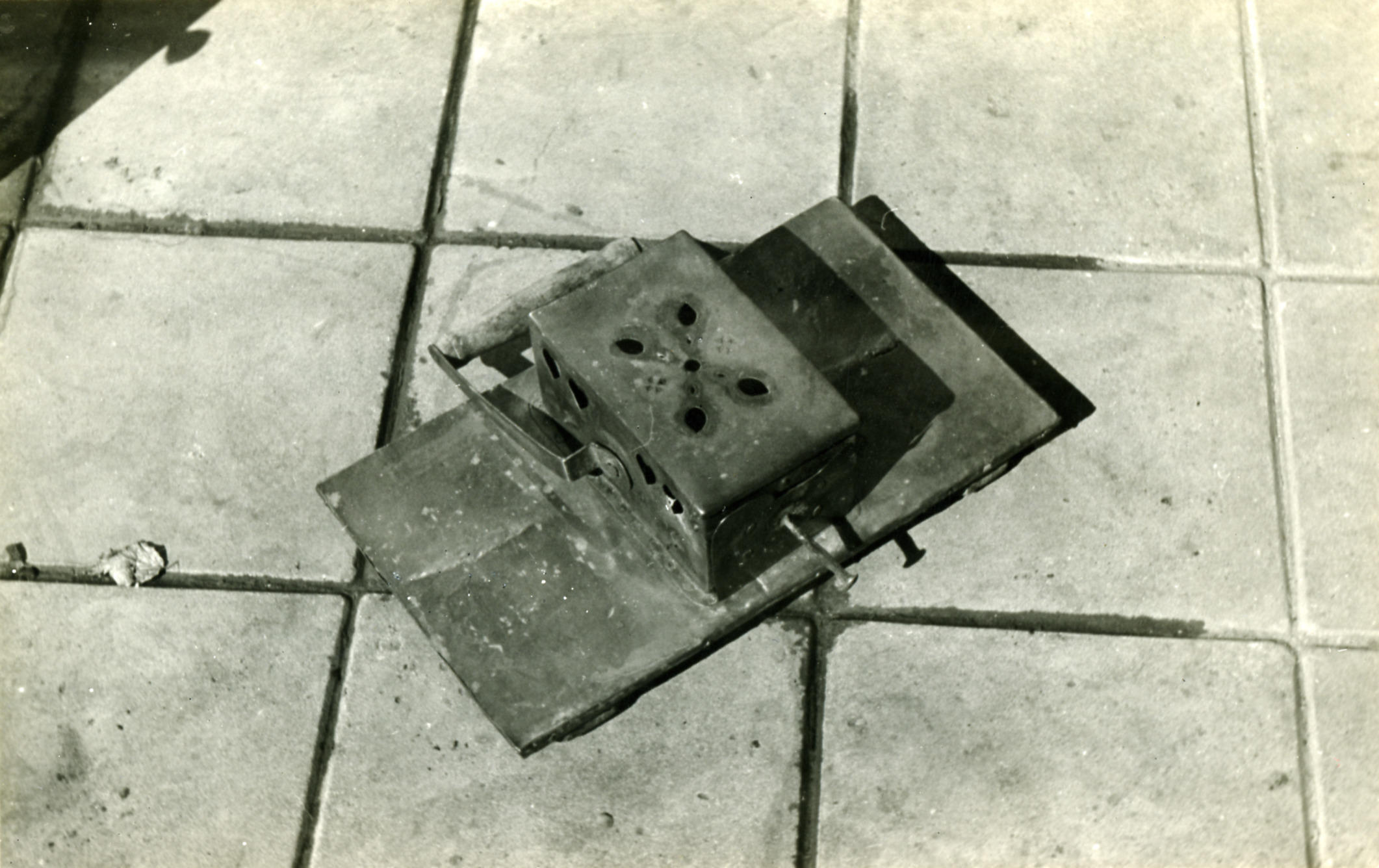 Rijtuigstoof, Oud Schoonebeek, 1946 (zwart-wit foto)