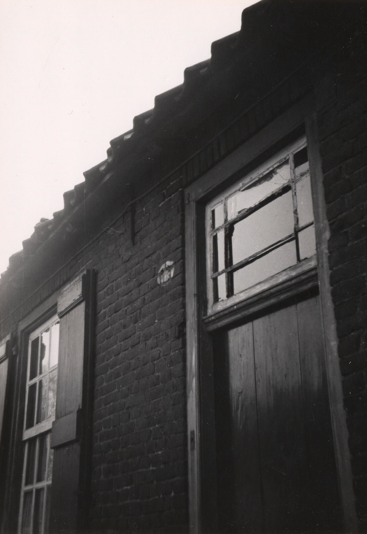 Arbeiderswoning, Tilburg, 1955 (zwart-wit foto)