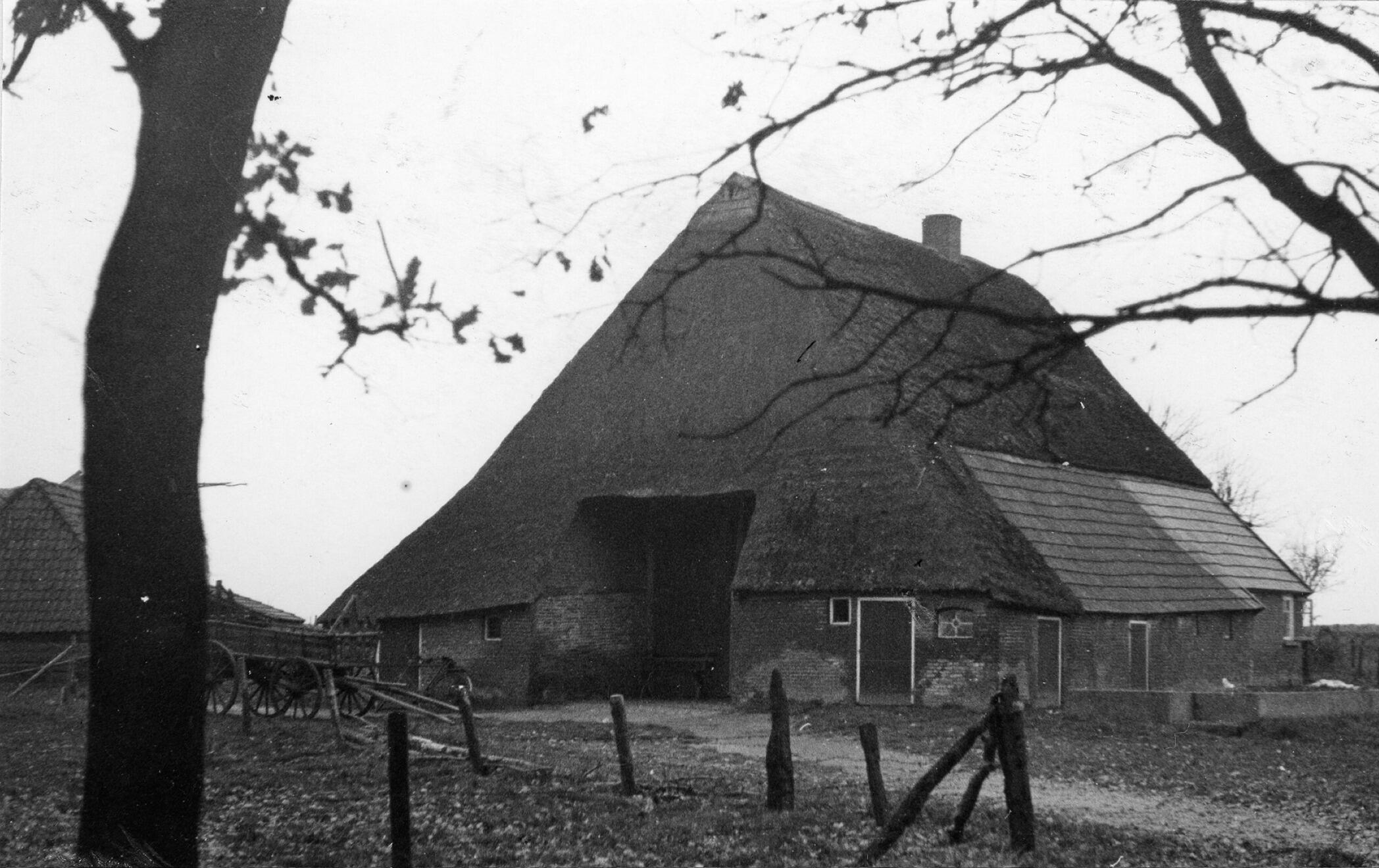 Boerderij, Het Loo, 1937 (zwart-wit negatief)