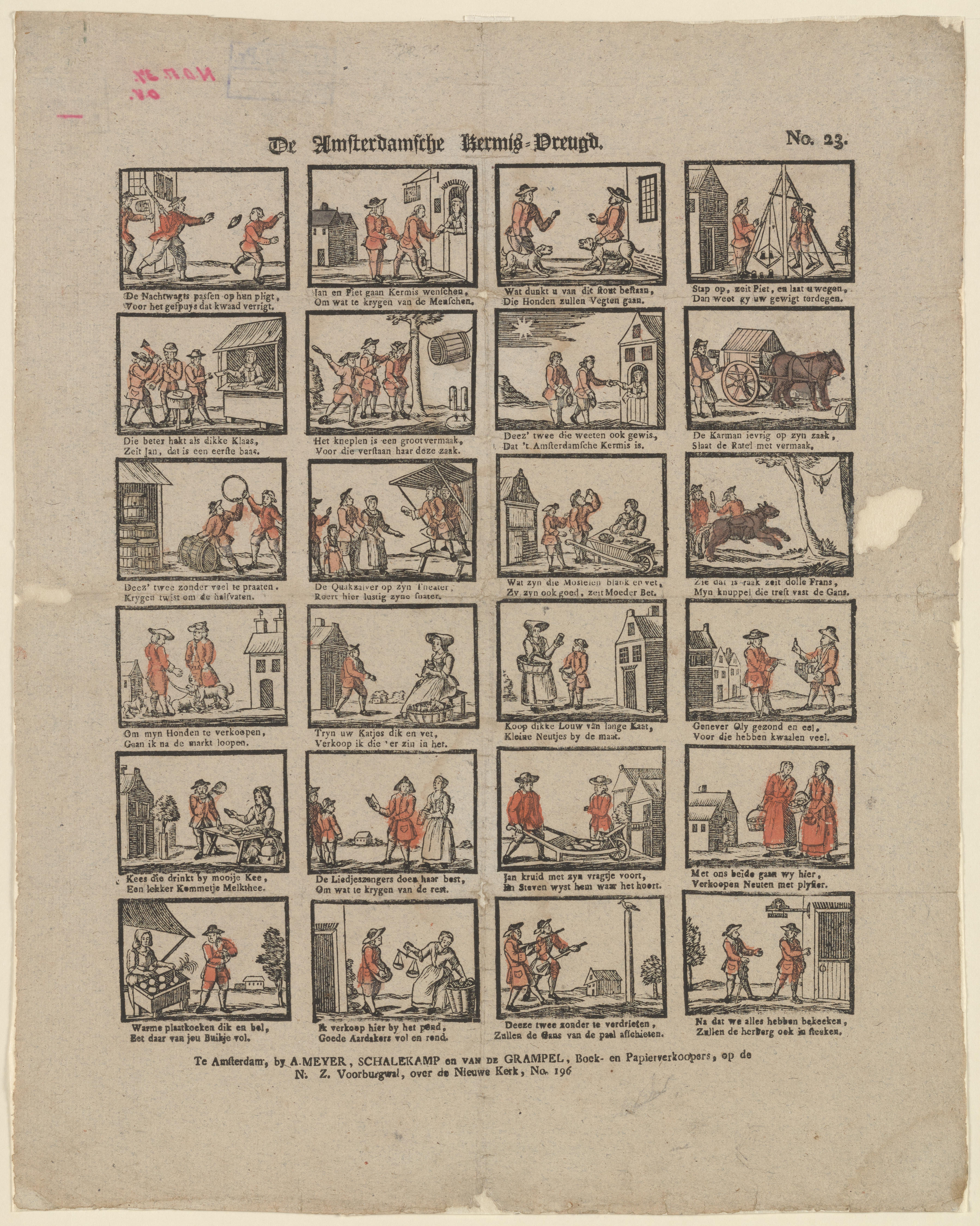 De Amsterdamsche Kermis-Vreugd. - No. 23.
