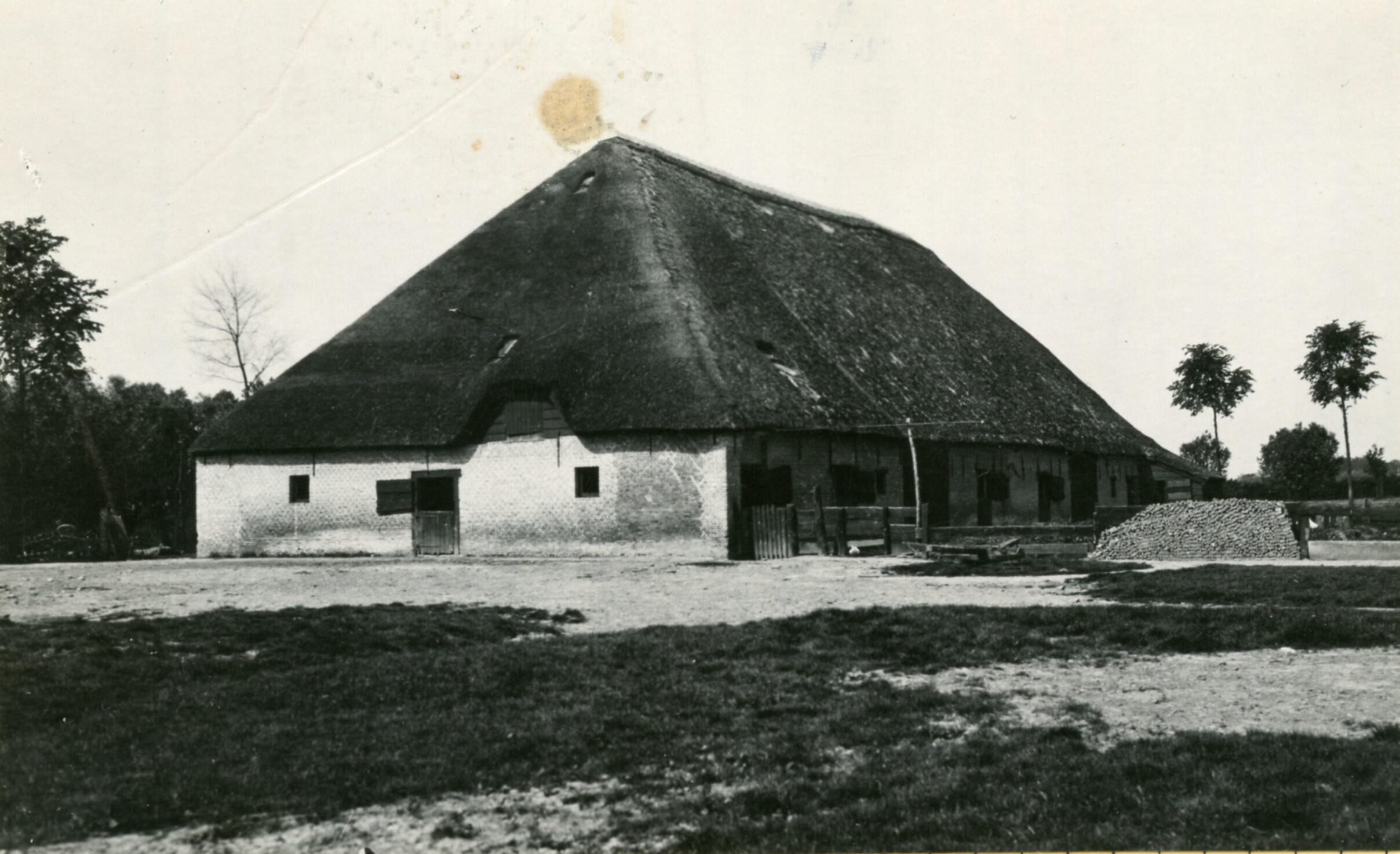 Schuur, Waterlandkerkje, 1930-1940 (zwart-wit foto)