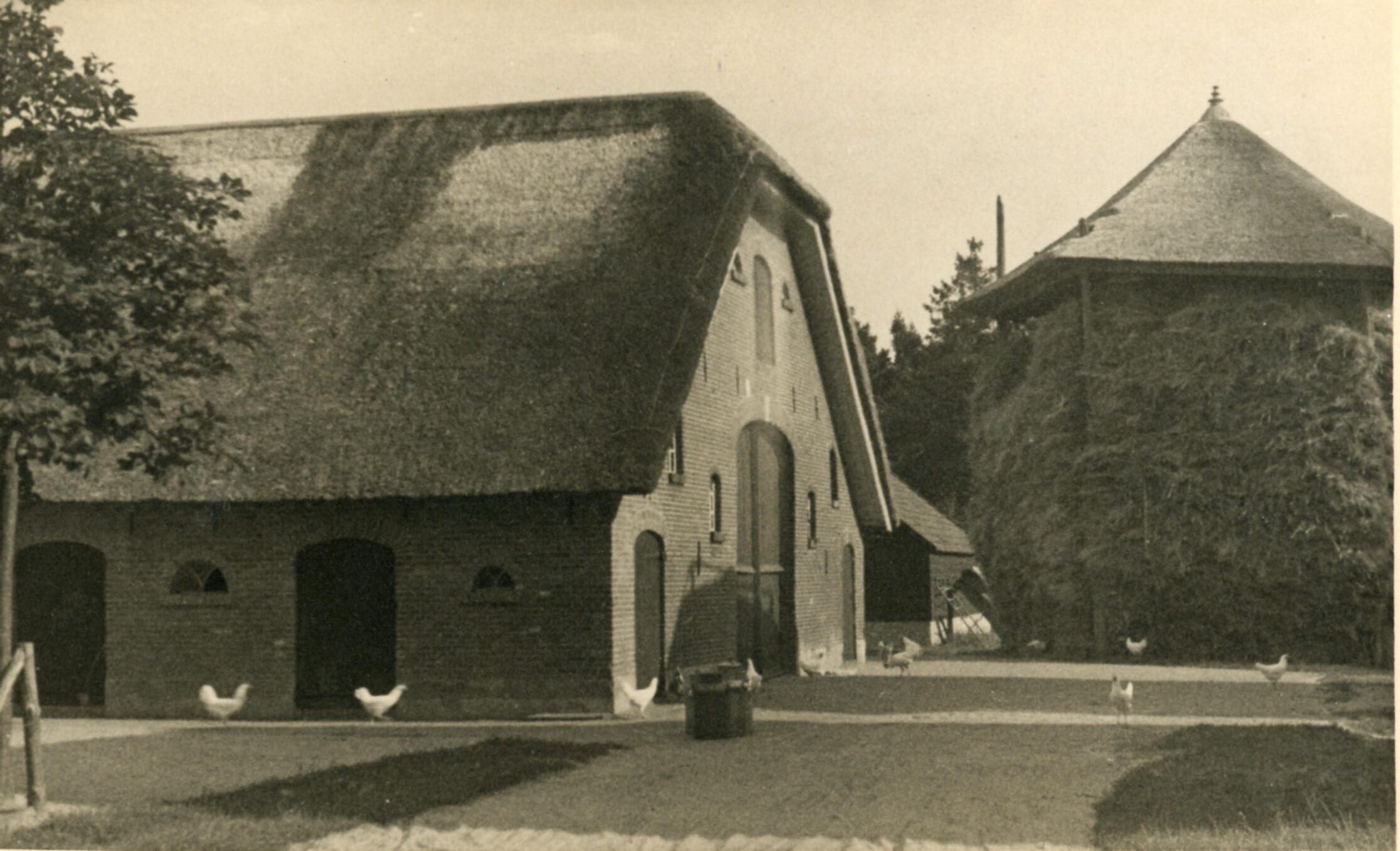 Boerderij, Woudenberg, 1936 (zwart-wit negatief)