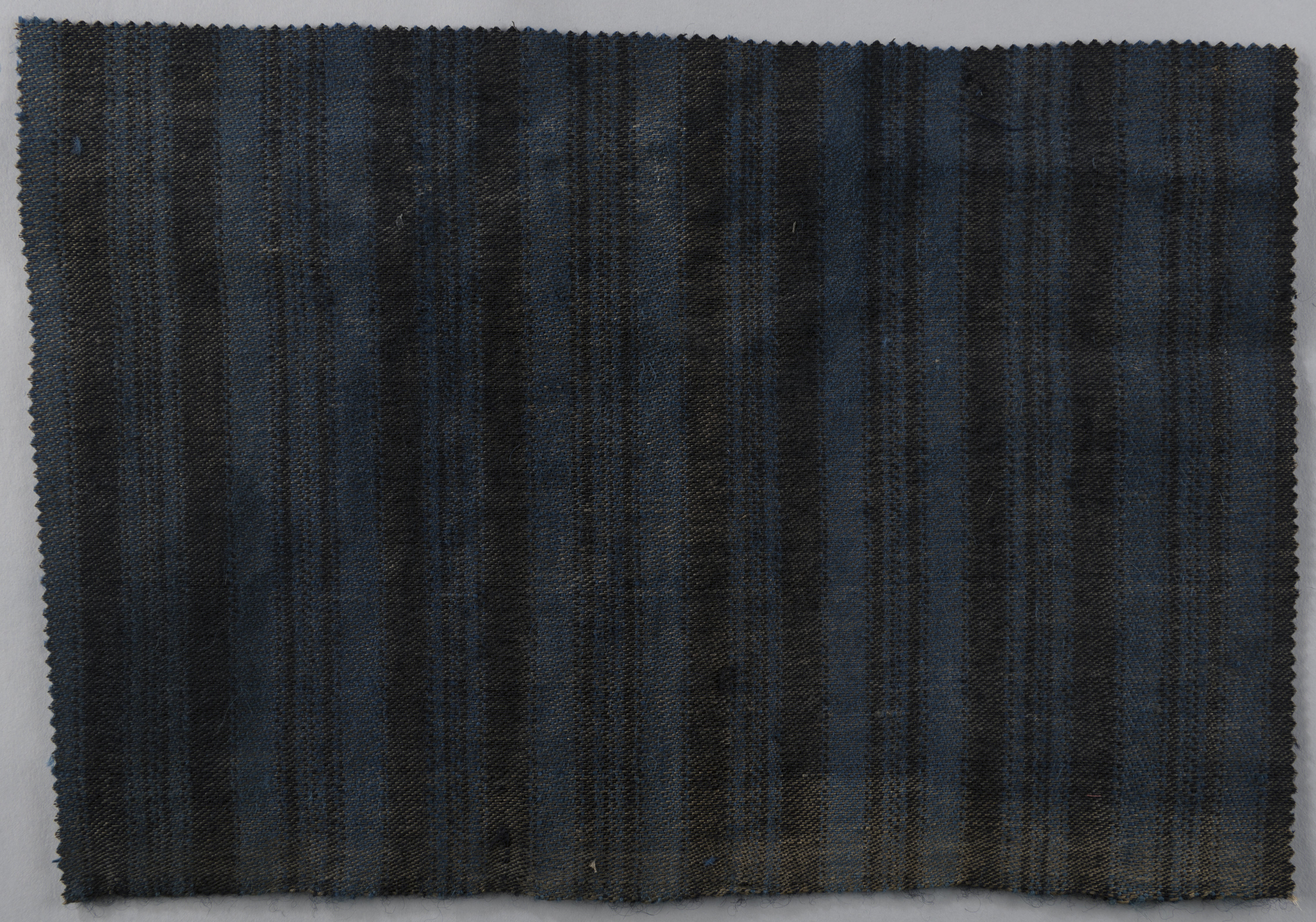 Zwart-blauw gestreept vijfschaft, 1875–1925 (staal (monster))