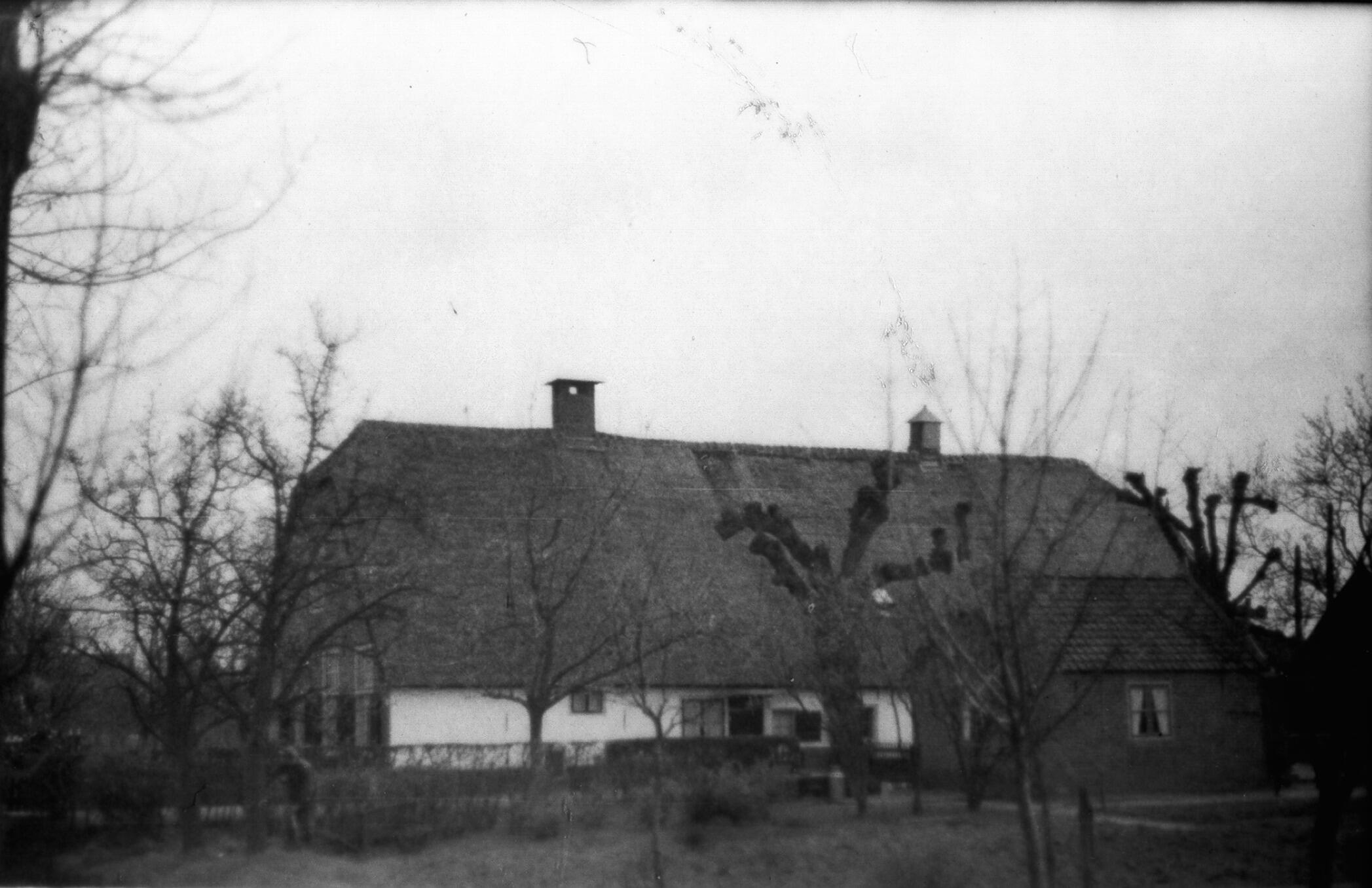 Boerderij, Achttienhoven, 1938 (zwart-wit negatief)