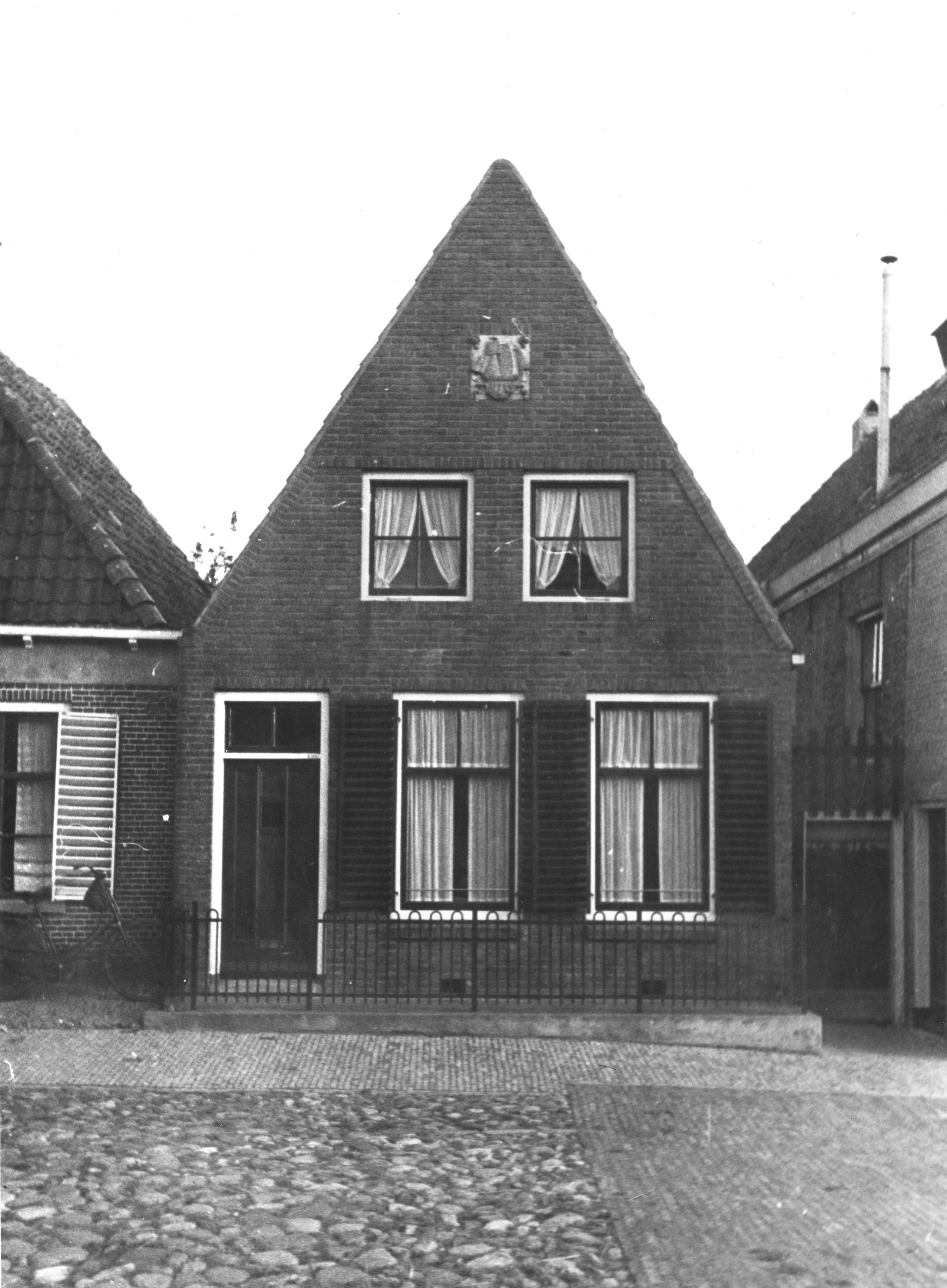 Arbeiderswoning, Workum, 1943 (zwart-wit negatief)