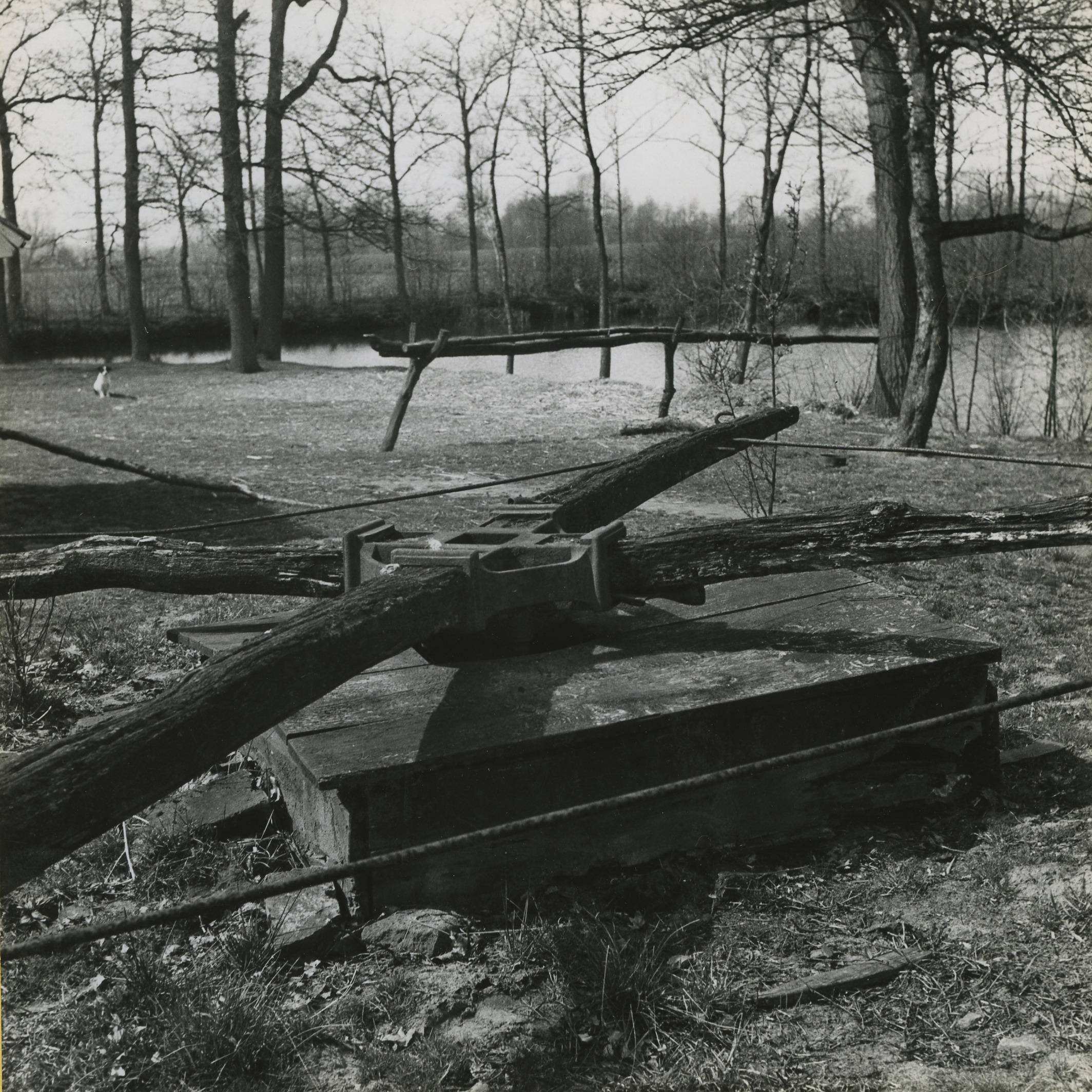 Rosmolen, Meddo, 1943 (zwart-wit foto)