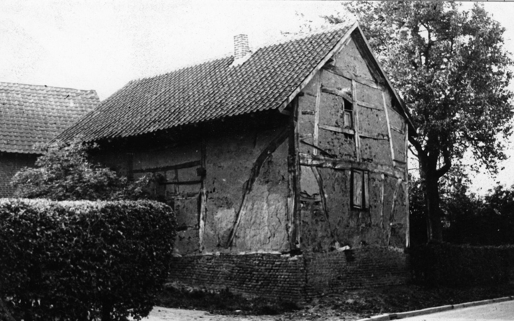 Boerderij, Einighausen, 1937 (zwart-wit foto)